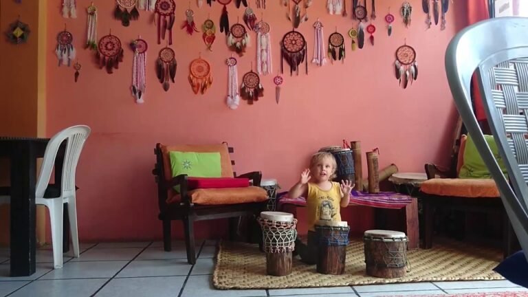 Percusión de la buena esperando el almuerzo